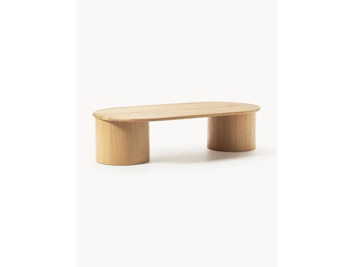 Table basse ovale en chêne Didi