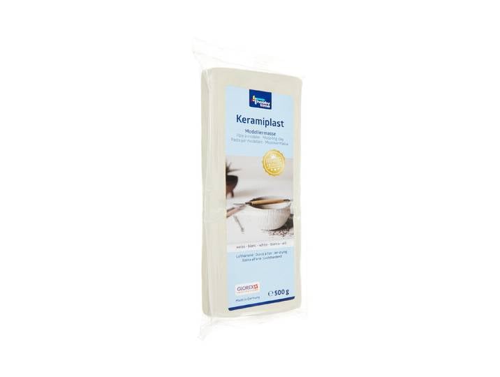 Glorex Keramiplast Weiss 500 g
