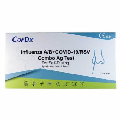 AXNAR GmbH CORDX Influenza A/B+COVID-19/RSV Schnelltest (Grippe, Corona & RS-Virus) 1 St 18354951