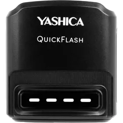 Yashica QuickFlash Mini Camera Flash (Aufsteckblitz, Yashica), Blitzgerät, Schwarz