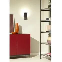 Casablanca LED Wandleuchte ASHIYA, indirekt, Aluminium handgebürstet, dimmbar, Titanschwarz matt CSB-AS02-LW08T