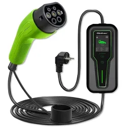 Qoltec, Elektroauto Ladestation, Mobile Ladestation (Typ 2, 16 A)