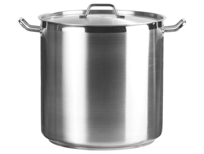 Gemüsetopf GSW Le Chef , silberfarben, H:40cm Ø:40cm, Töpfe, Gemüsetopf, Topf mit Deckel aus hochwertigem Edelstahl 18/10 in Gastro-Qualität