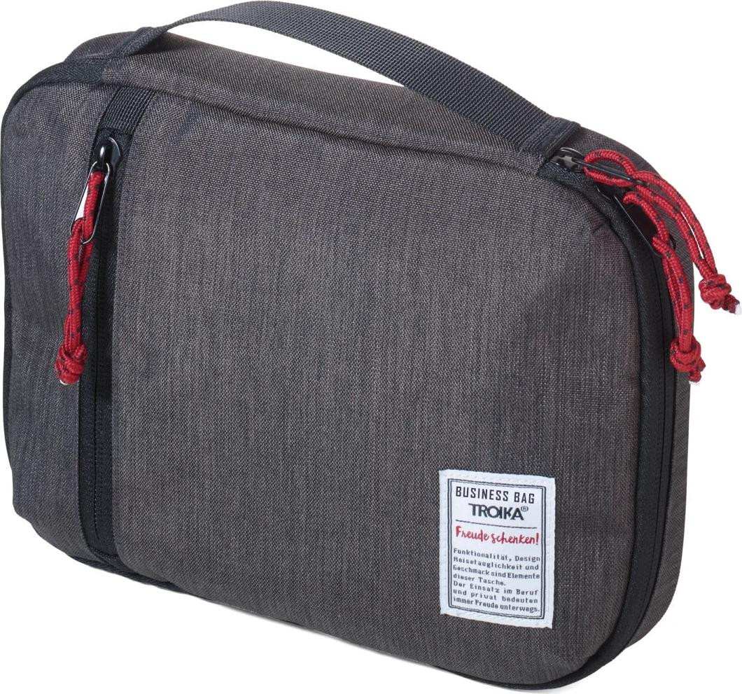 TROIKA Business Tech Pouch Kabeltasche BBG54/GY Grijs