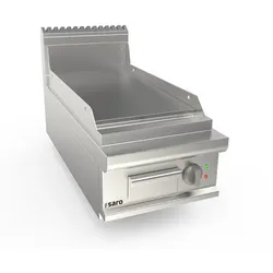 Saro Elektrogriddleplatte 400Mm Breit Tisch Glatt Modell Lq / Fte2Bblk