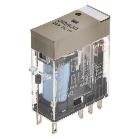 Omron Industrial Automation Plug-in Relay with LED , 8 pin, DPDT, 5A (G2R-2-SND 24DC(S))