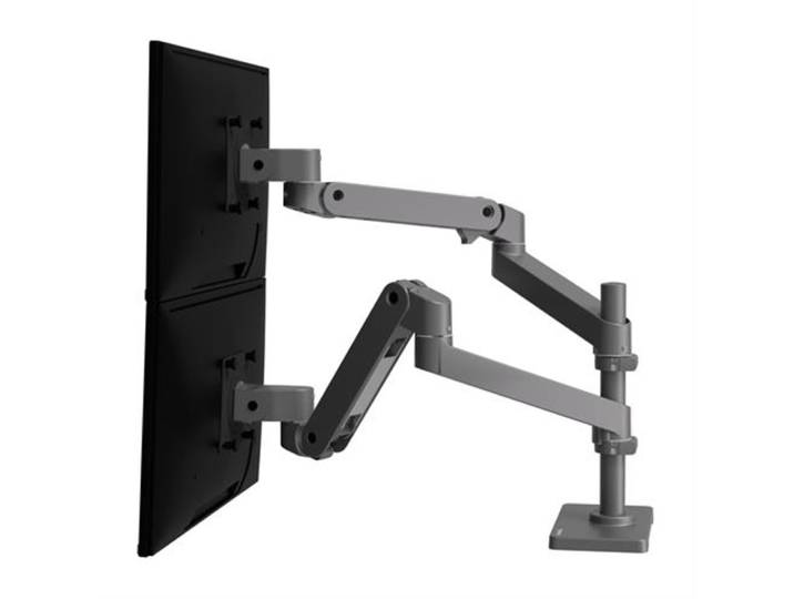 Ergotron LX Series 45-690-293, Pince, 20 kg, 68,6 cm (27'), 100 x 100 mm, Réglage de la hauteur, Gris foncé