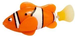 Inspired Living SplashChase LED Robot Fish Interactive Cat Toy 12