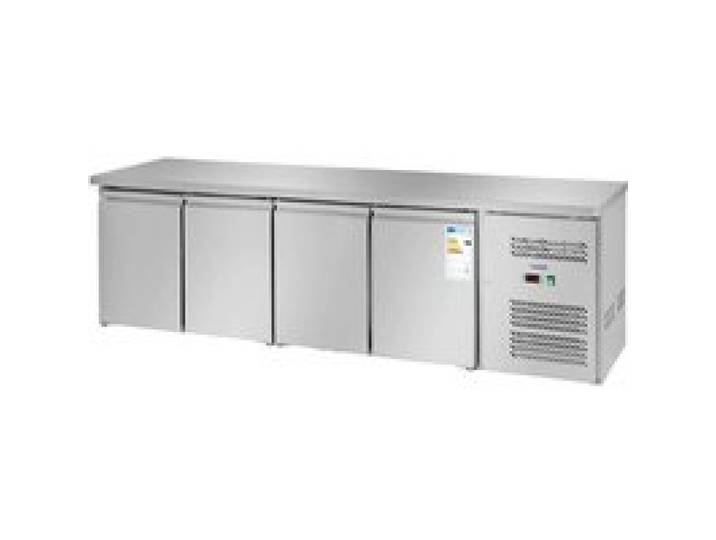 Table réfrigérée - HELLOSHOP26 - 450 L - 4 portes - R290 - Thermostat digital - 343 Watt