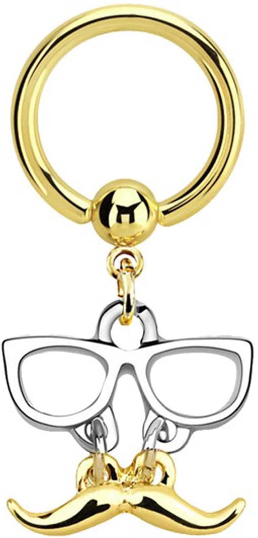 Intimpiercing ADELIA´S "Piercing  Intimpiercing ", gold, Piercings, Damen, Chirurgiestahl, Intimpiercing