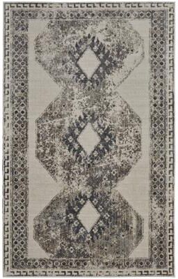 Grand Bazaar Kiba Machine Made Distressed Transitional Area Rug