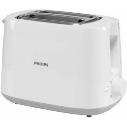 Philips Daily Collection HD2581/00, Toaster, Weiss