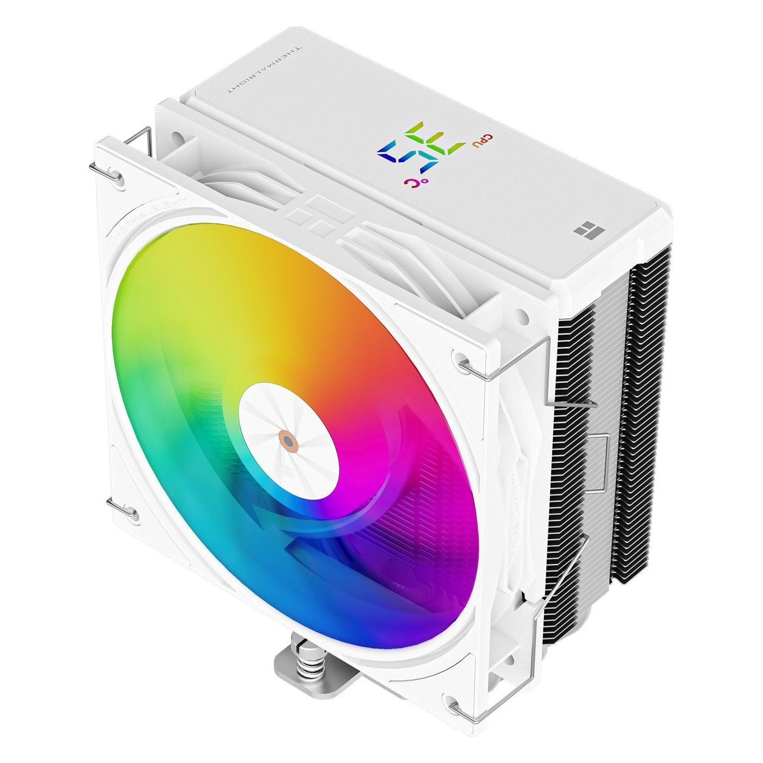 Thermalright Ventilateur pour processeur Assassin X 120 R Digital RGB (Blanc) (25 mm) (0814256018913)