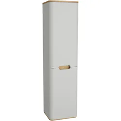 Sento Hochschrank 2 Türen Türanschlag rechts Hellgrau Matt