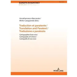Traduction et paratexte / Translation a, Fachbücher von Annafrancesca Naccarato, Mirko Casagranda