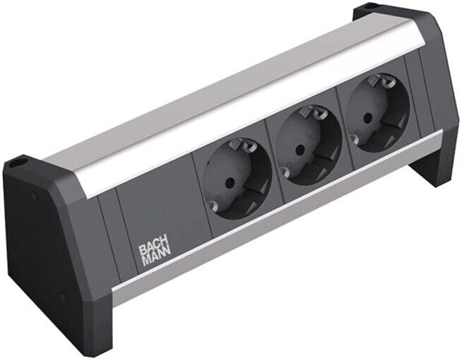 Bachmann Multiprise 3x Protection Noire 902.0048 (902.0048)