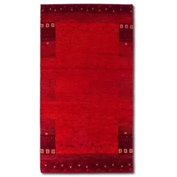 Gabbehteppich Country Style 170 x 240 cm Wolle Rot