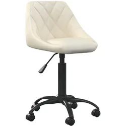 vidaXL Bürostuhl Creme Samt