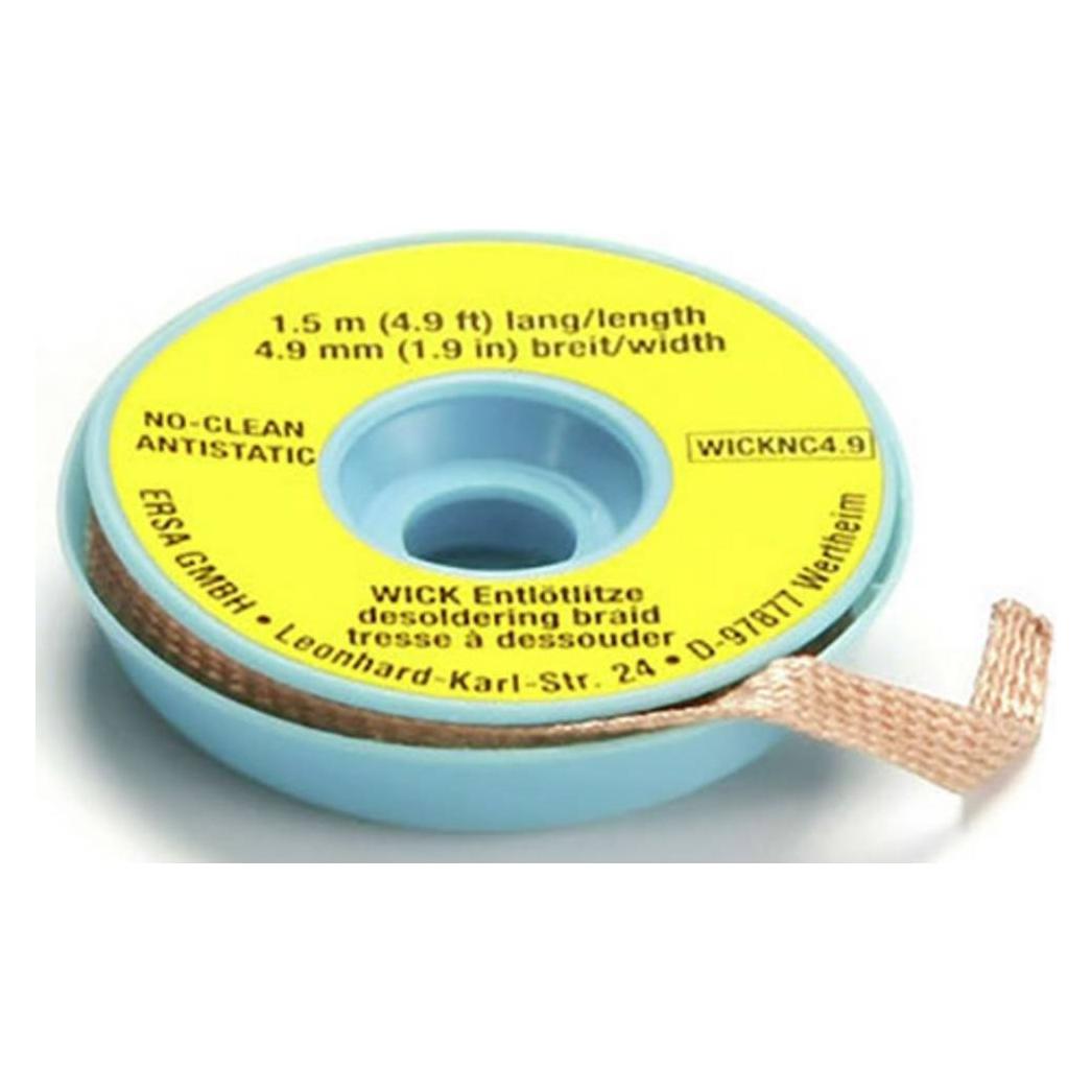 Ersa Entlötlitze Länge 1.50 m Breite 4.90 mm (0WICKNC4.9/SB)