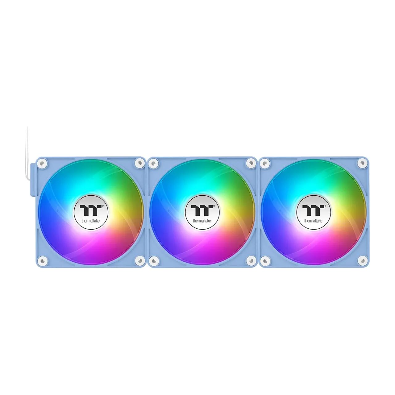 120x120x25mm Thermaltake CT120 EX ARGB Sync PC Cooling Fan Hydrangea Blue 3 Fan Pack