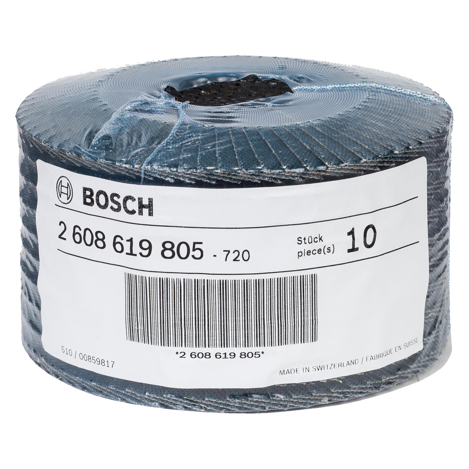 Bosch Professional Zubehör X-Lock-Fächerschleifscheibe X551 (80) (2608619805)