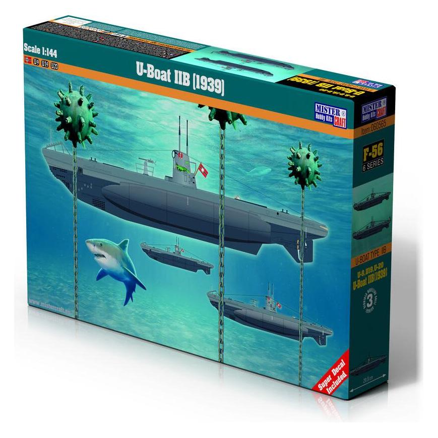 MeisterCraft U-Boat Type IIB 1/144 German decals (F-56)