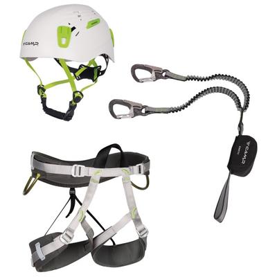 C.A.M.P. - Kit Ferrata Kinetic Rewind Energy Team - Kletterset Gr L grau