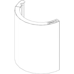 Frontblende unten schwarz Columna - 8738803777