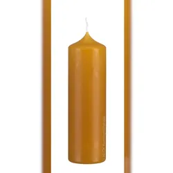 Altarkerzen Honig 200 x Ø 80 mm, 4 Stück