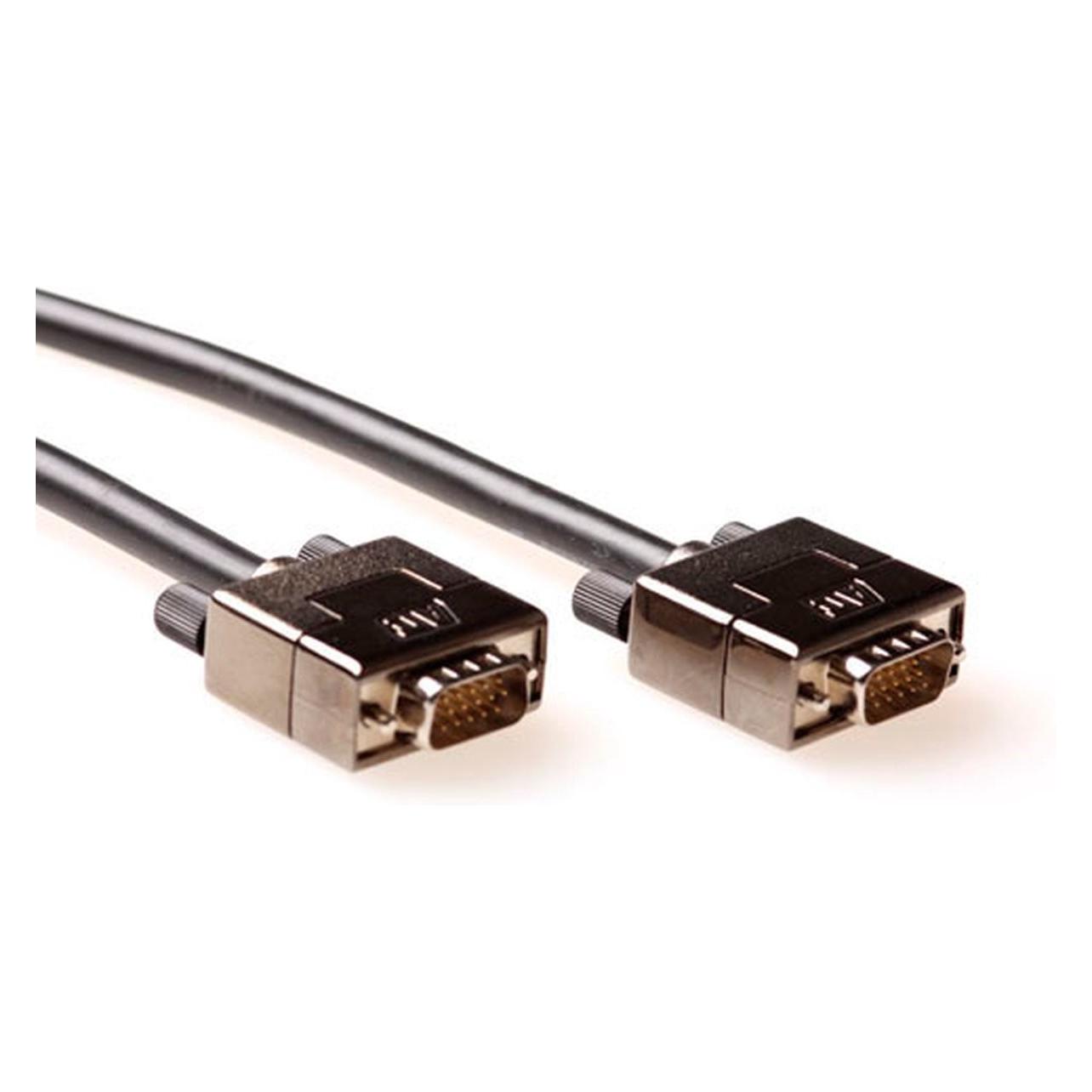 ACT 3 metre High Performance VGA cable male-male with metal hoods (3 m) (AK9363)