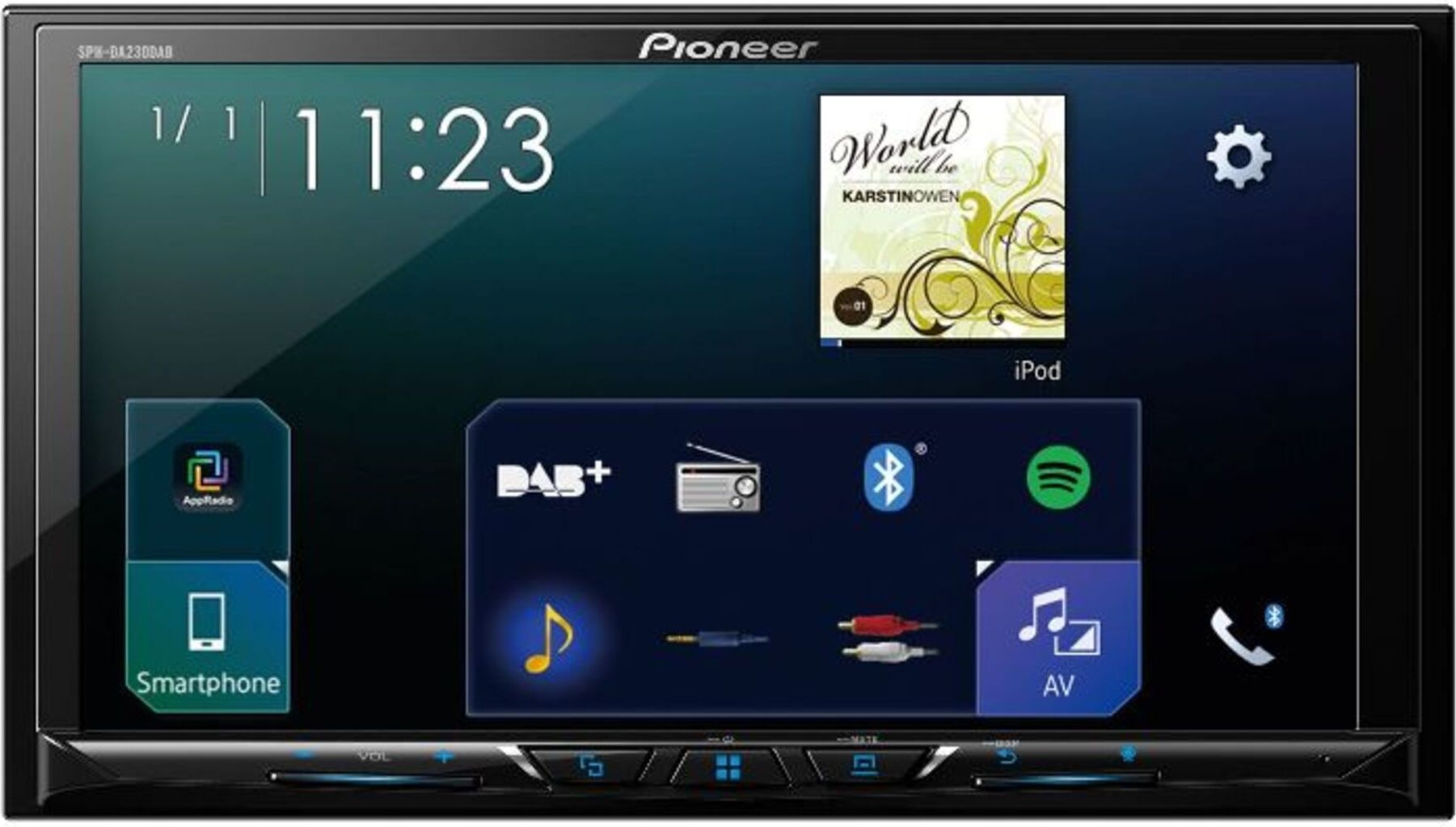 Pioneer SPH-DA230DAB 17,8cm (7 Zoll) Touchscreen DAB-Moniceiver