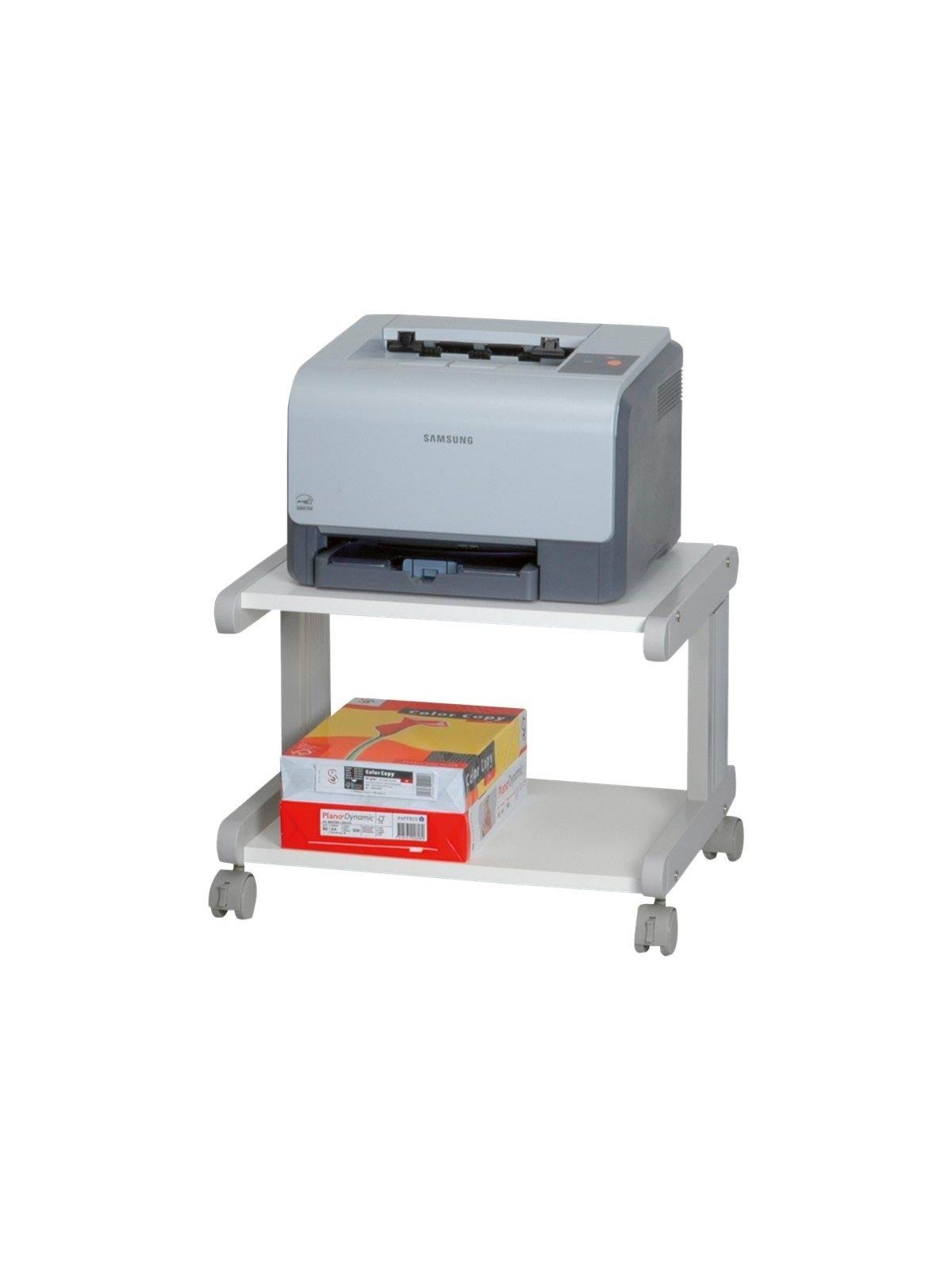 Roline cart - for printer - light grey white - Max 30 kg - recommended for