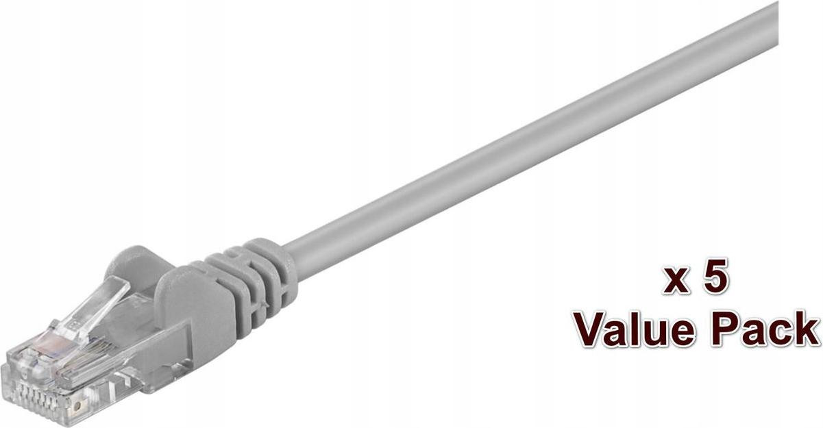 MicroConnect V-UTP515VP Cat5e U/UTP Netwerkkabel, 15 meter, Grijs