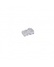 S-Impuls RJ48 Transparent Gold CE 25 Stücke Modular Stecker 8polig 4 Kontakte belegt vergoldet (72054-SET-25)