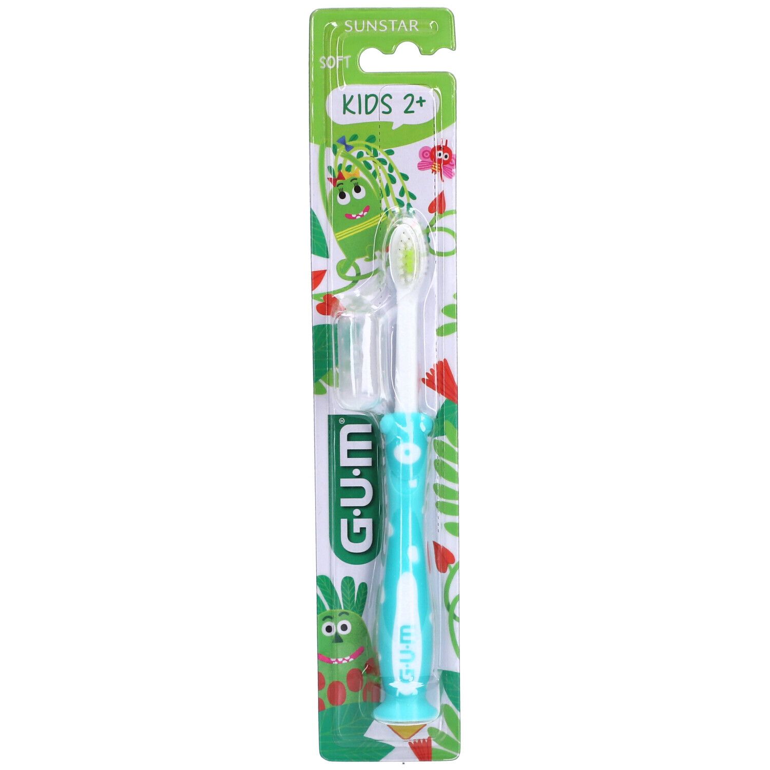 GUM Kids Zahnbürste 2-6J türkis 1 St
