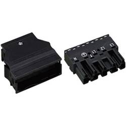 WAGO 770-115/K010-165 Netz-Steckverbinder WINSTA MIDI Stecker, gerade Gesamtpolzahl: 4 + PE 25 A Schwarz 1 St. Piece