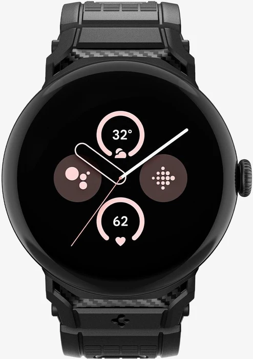 Spigen Rugged Band Google Pixel Watch 5 / 4 / 3 45 mm Matte Black