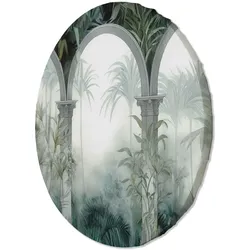 RUNDES BILD Grau 60/60 cm