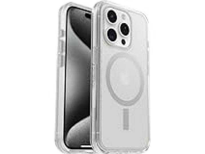 Otterbox Coque Symmetry Clear MagSafe pour iPhone 15 Pro, Transparent