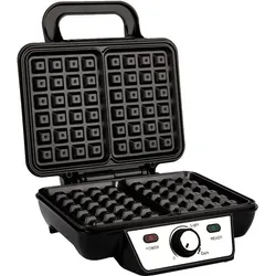 Vox Waffeleisen WF-2081M, Waffeleisen, Silber, Schwarz