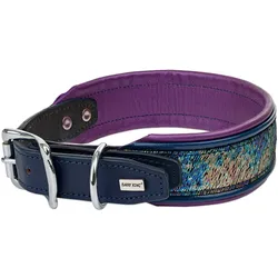 Collar Obroa skrzana, 37-44 cm/34 mm, fioletowy (Hund), Halsband + Leine