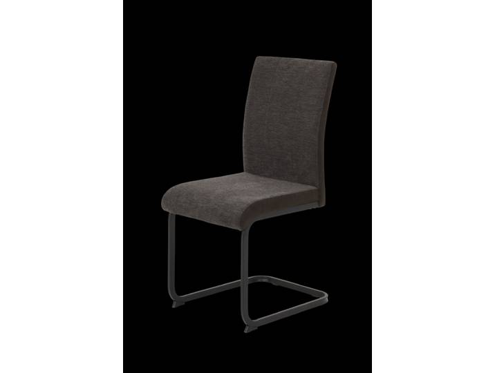 Schwingstuhl LINN 2er Set Webstoff braun
