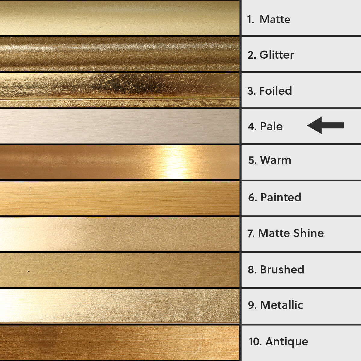 Gold Curved Framed Wall Mirror 50cm x 40cm Metal, Glass, Wood, Resin