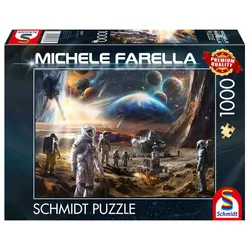 Schmidt Spiele Michele Farella Raumfahrtmissionen Puzzle 1000 Teile