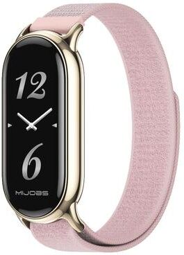 Everyday Crate MIJOBS Xiaomi Smart Band 10 Strap Nylon Replacement Watch Band For Xiaomi Smart Band 10 9 8 pink Light Gold