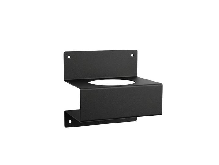Flaschenhalter zur Wandmontage schwarz