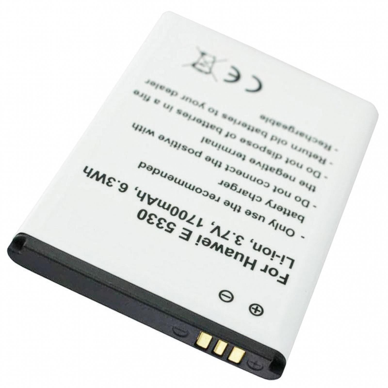 AccuCell Accu voor Huawei E5330 en Medion MDM9625, HB5F2H, 3,7 Volt, 1700mAh