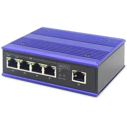 Digitus DN-651120 Netzwerk-Switch Gigabit Ethernet (10/100/1000) Power over Ethernet (PoE) Schwarz, Blau