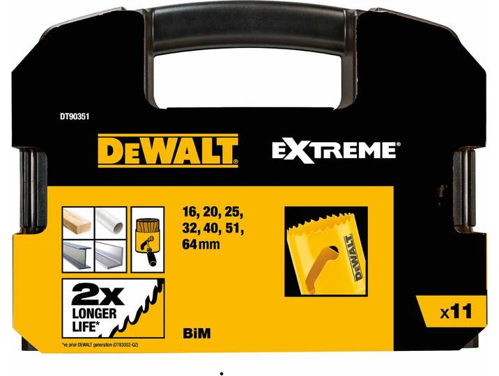 DeWalt DT90351-QZ Lochsägen-Set 11-tlg.
