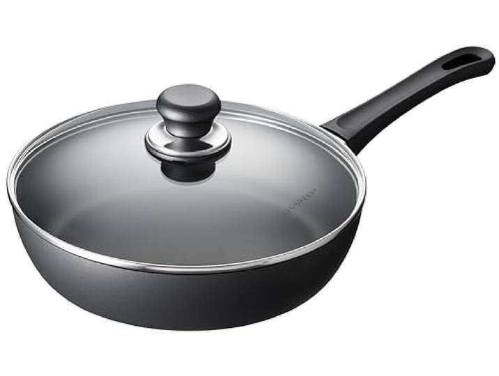 SCANPAN Classic Schmorpfanne mit Deckel 26 cm, Antihaft, Ofenfest
